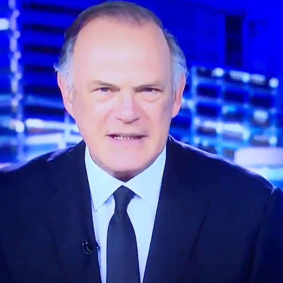 Un ataque de risa impide a Pedro Piqueras terminar una frase