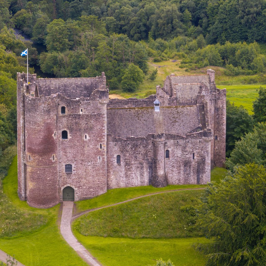 Castillo de Doune, uno de los escenarios de la serie Outlander en Escocia