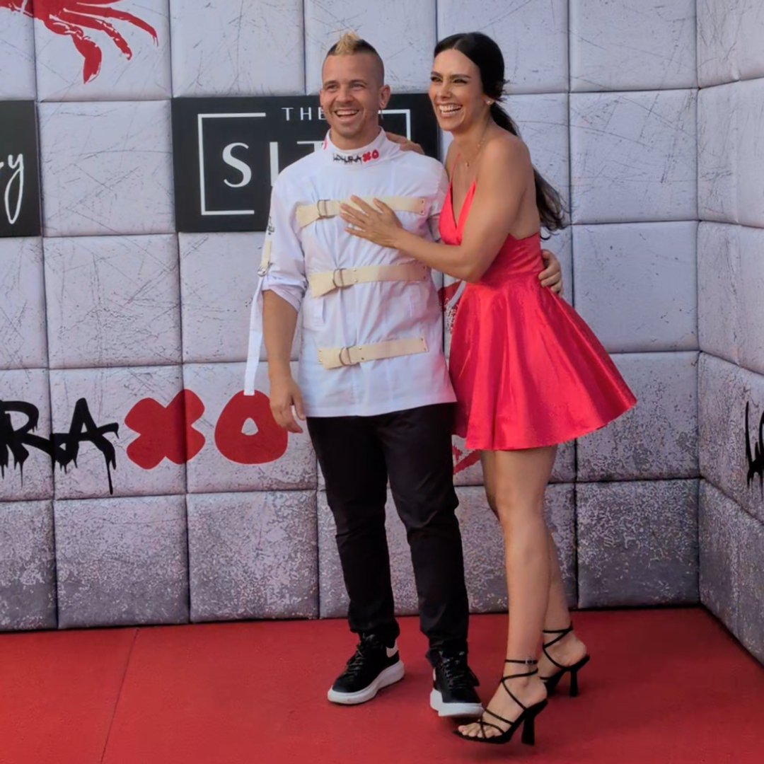 Dabiz Muñoz y Cristina Pedroche en la inauguración de StreeXO Ibiza
