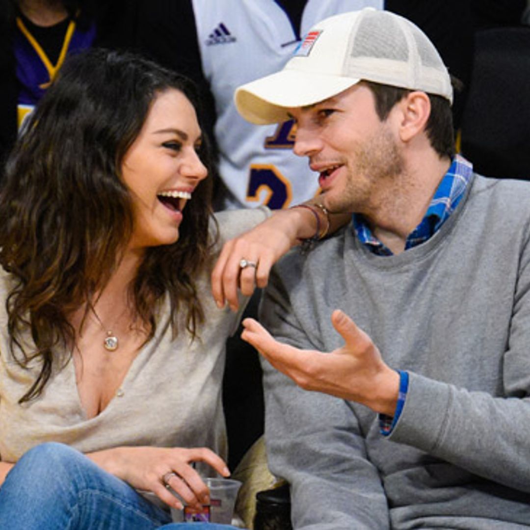 Ashton Kutcher y Mila Kunis, un año redondo como padres