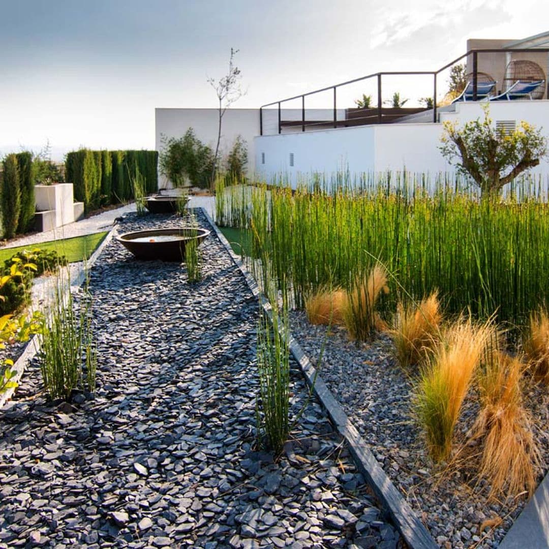 Incorpora diferentes texturas en el diseño de tu jardín