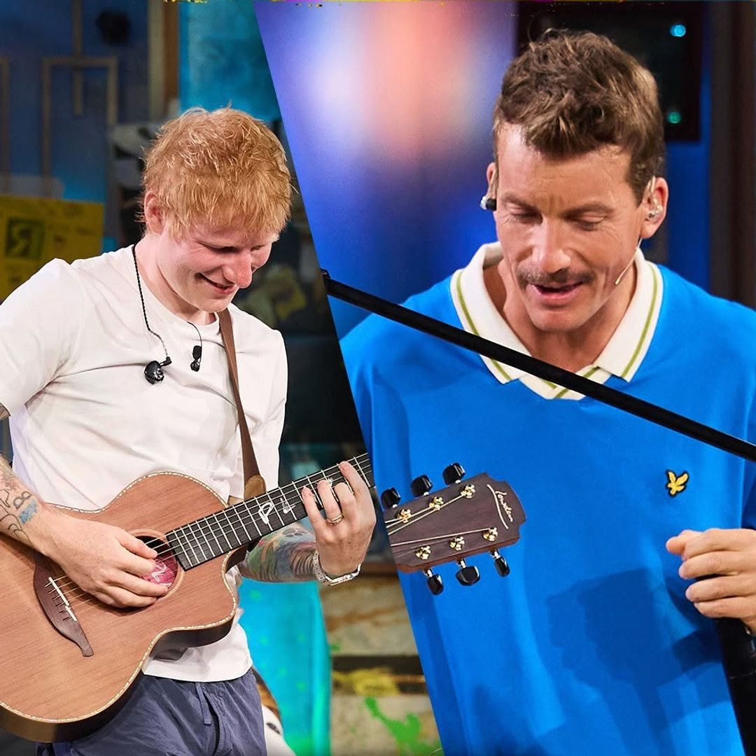 Ed Sheeran se marca un rap con Grisón en 'La Revuelta' y deja al público alucinado