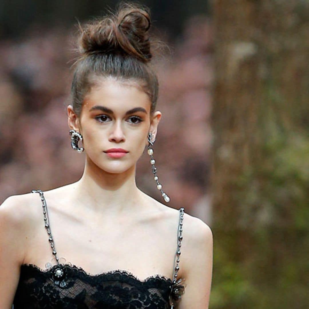 Kaia Gerber, musa de Chanel y del objetivo de Karl Lagerfeld