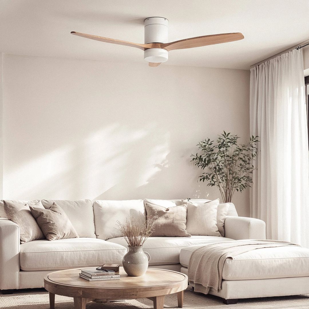 Los ventiladores de techo que triunfan en 2026: modernos, eficientes y decorativos