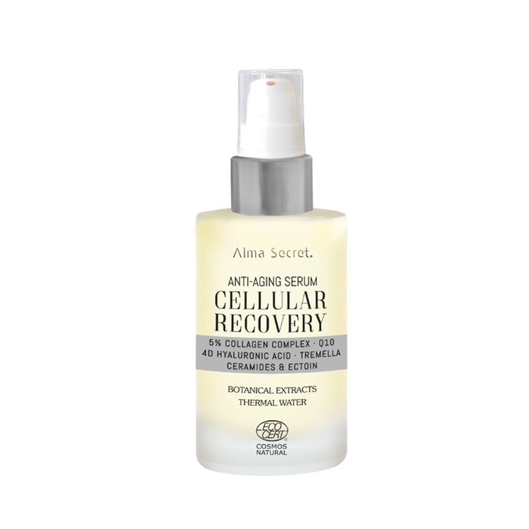 Sérum Facial Cellular Recovery, de Alma Secret (48,10 euros). Con siete tecnologías innovadoras capaces de reestructurar y rejuvenecer la matriz de la piel desde el interior.