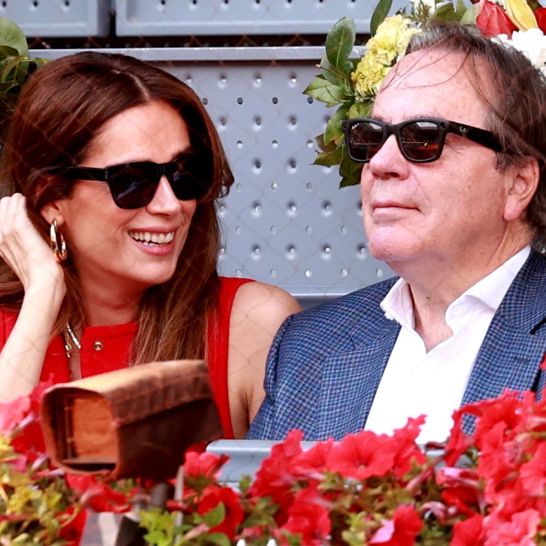 Mar Saura y su marido, entre las 'celebrities' que no se pierden el Mutua Madrid Open 2025