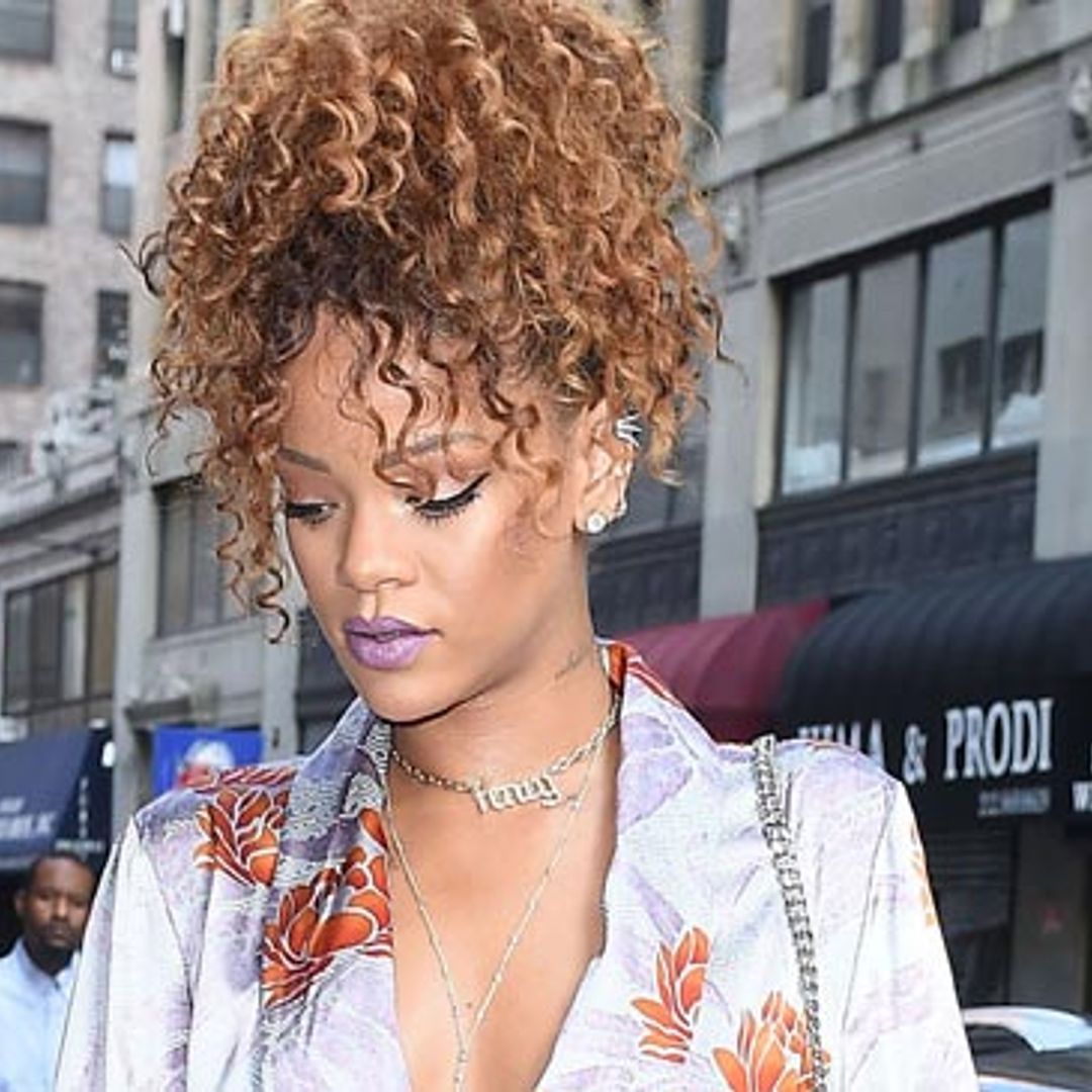 ¿Dónde va Rihanna así de elegante?
