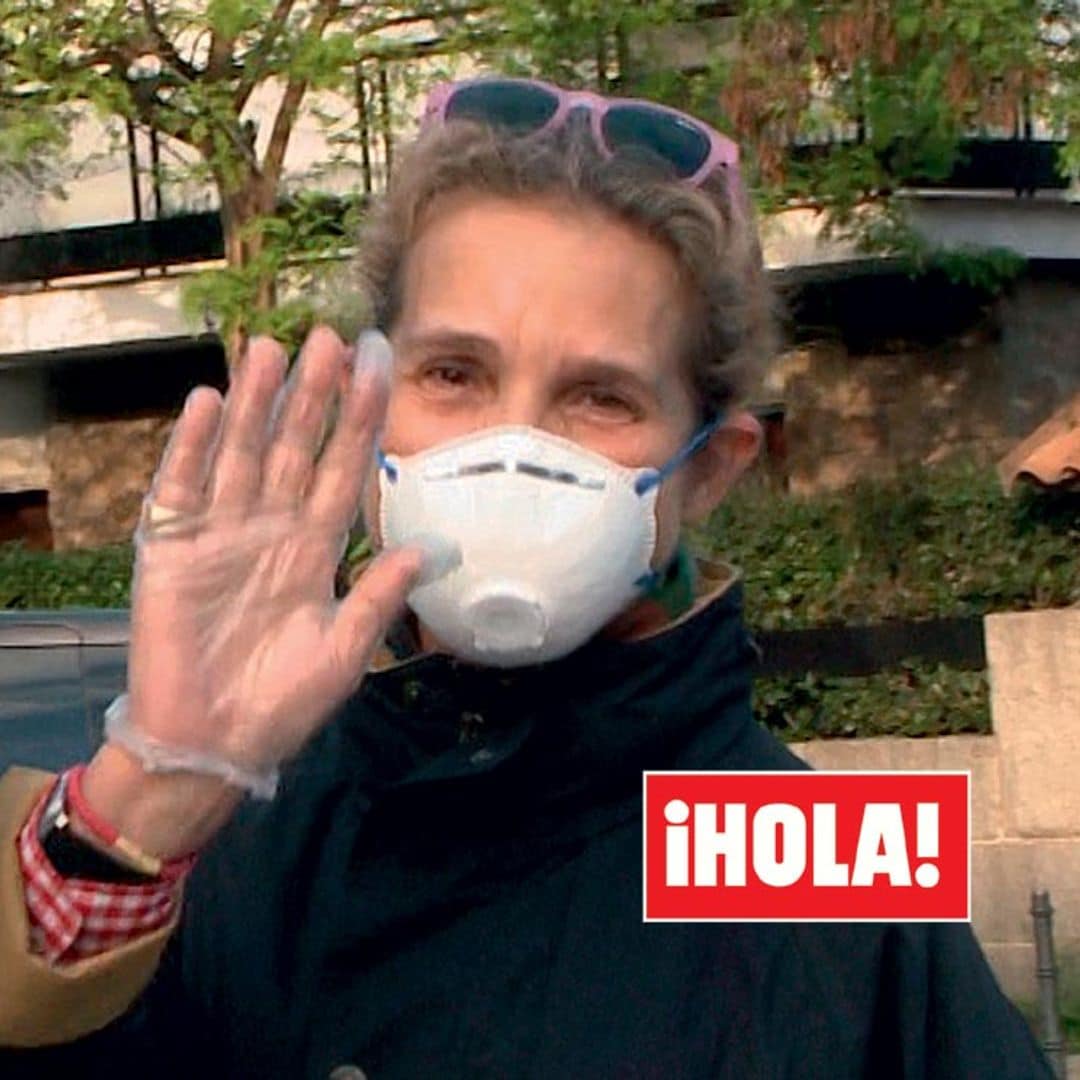 En ¡HOLA!, la infanta Elena habla por primera vez durante el aislamiento
