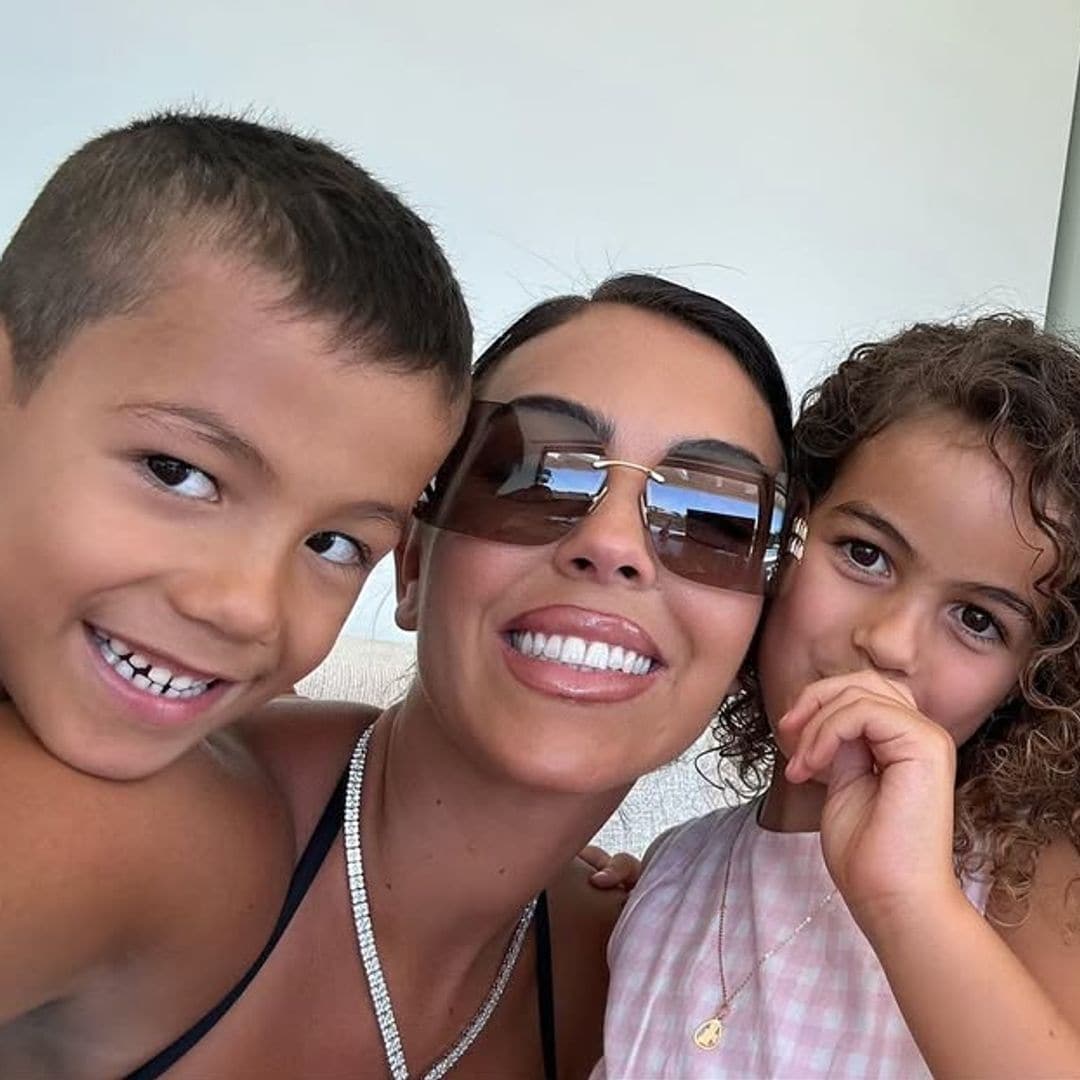 Los hijos de Georgina Rodríguez se muestran como sus más grandes y leales fans