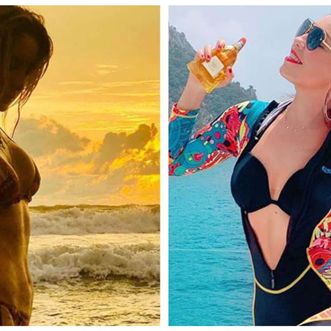 La mini cintura de Geraldine Bazán le hace la competencia a Thalía