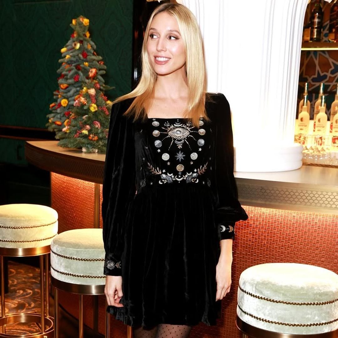 Olympia de Grecia y Tatiana Santo Domingo siguen los pasos de Kate Middleton con sus vestidos navideños de terciopelo