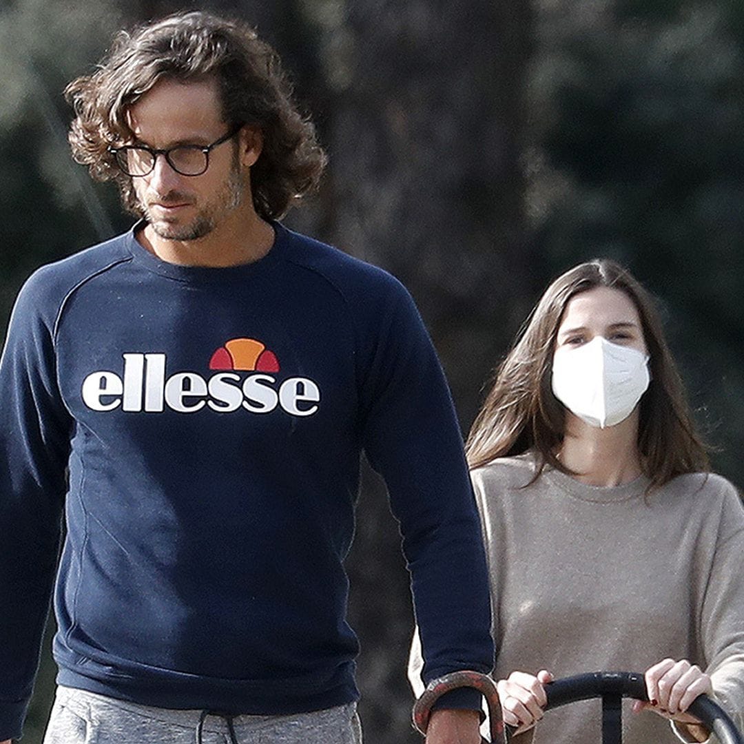 El mayor fan de Feliciano López tiene solo dos meses: Sandra Gago se lleva a su bebé al Abierto de México