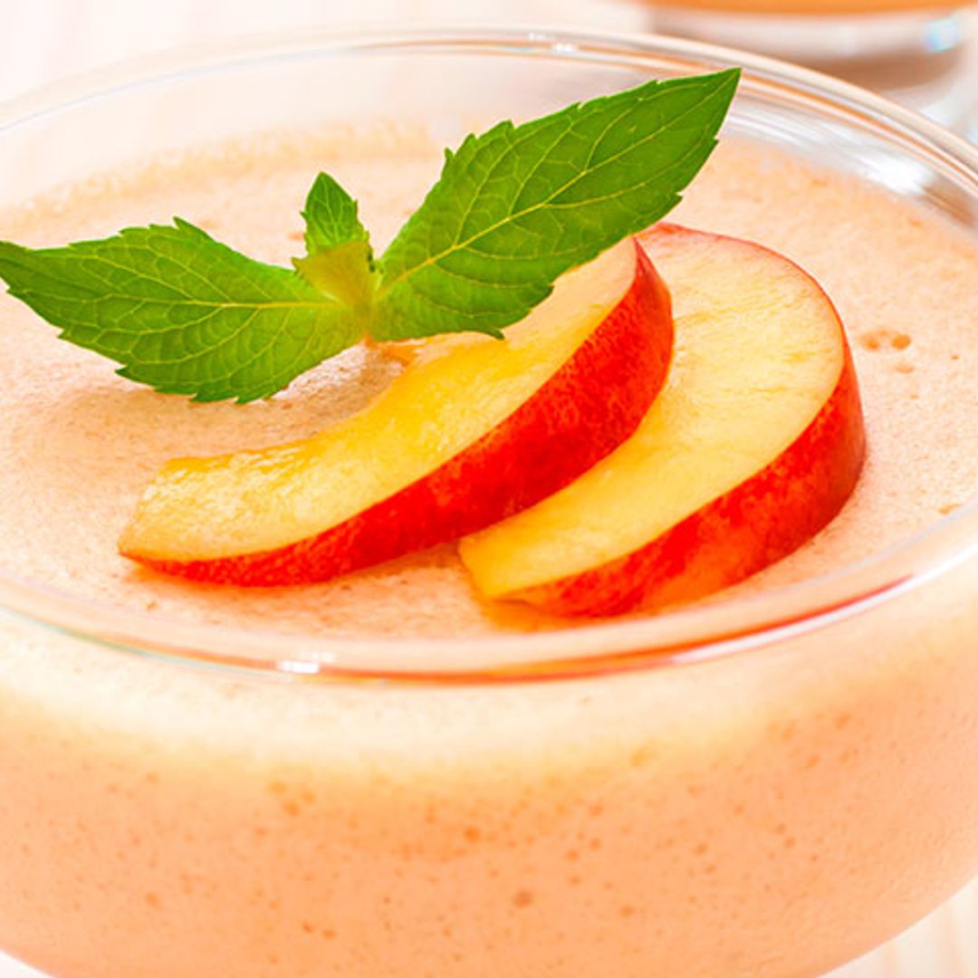 'Mousse' de melocotón