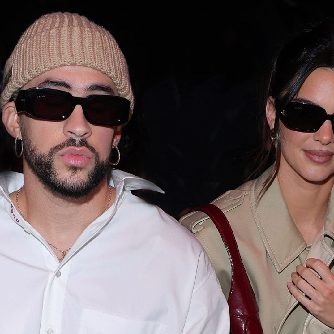 Kendall Jenner y Bad Bunny, una pareja muy FASHION en el 'front row' de Milán