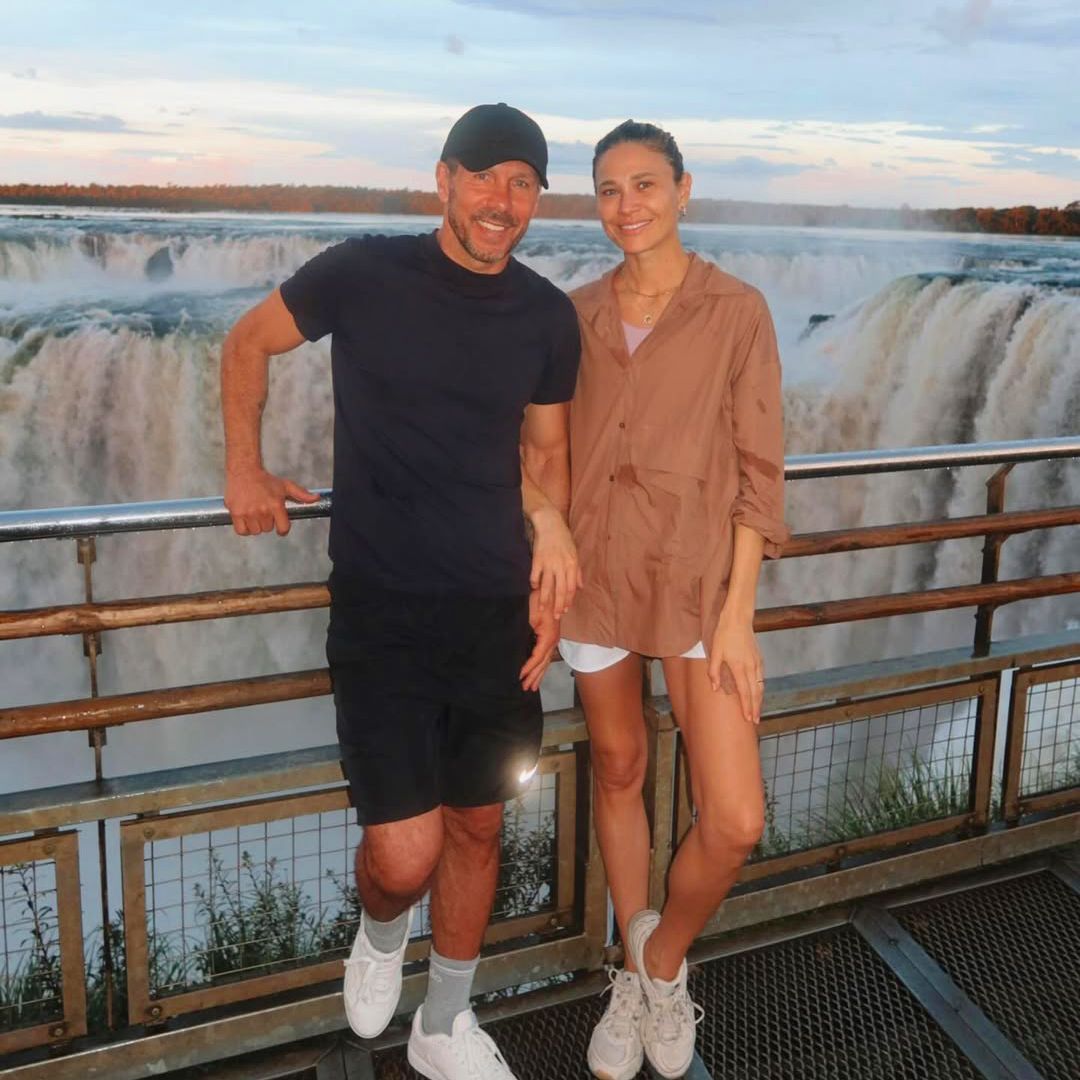 Carla Pereyra y Diego Simeone disfrutan Iguazú en familia: cascadas, selva y desconexión total