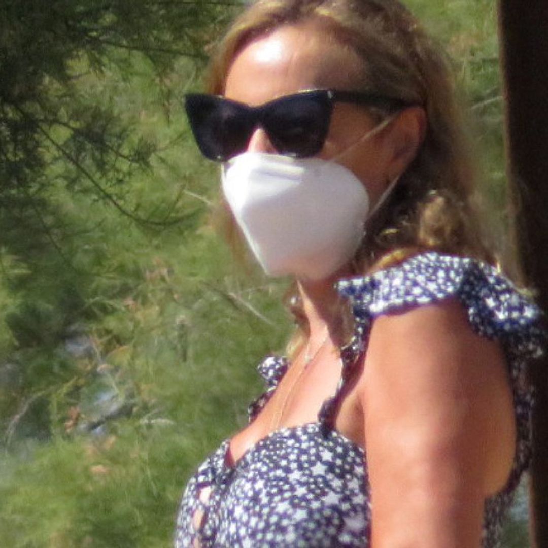 Ana Obregón ya está en Mallorca tras la despedida a su hijo Álex