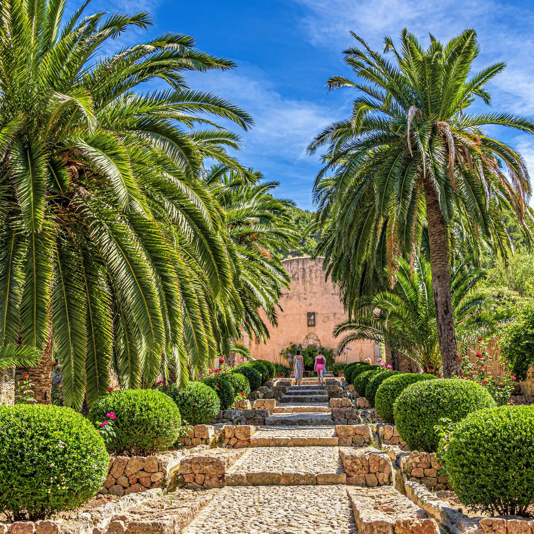 Los Jardines de Alfabia, en Mallorca, que el rey Felipe VI calificó de maravilla.