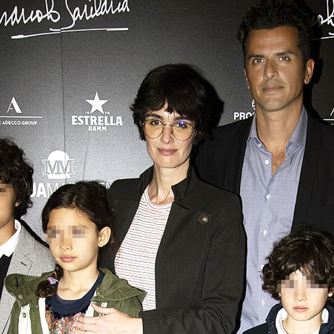Paz Vega se lleva a sus hijos al Charity Day del Mutua Madrid Open