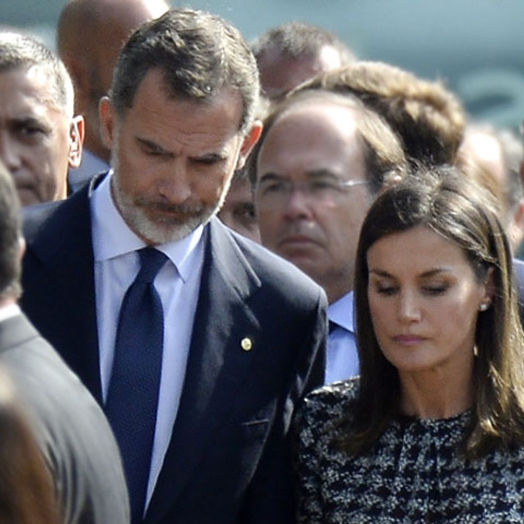 Los Reyes muestran su solidaridad con las víctimas un año después del atentado