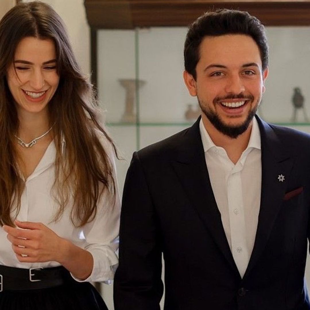 Hussein de Jordania y Rajwa acuden a su primer acto oficial juntos tras su compromiso
