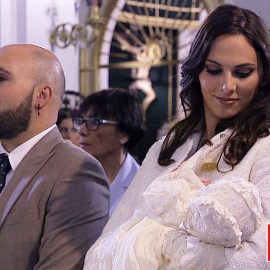 En vídeo: las imágenes inéditas del bautizo de Carlota Rivera