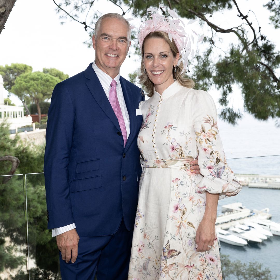 El duque Philipp de Wüttemberg con una invitada