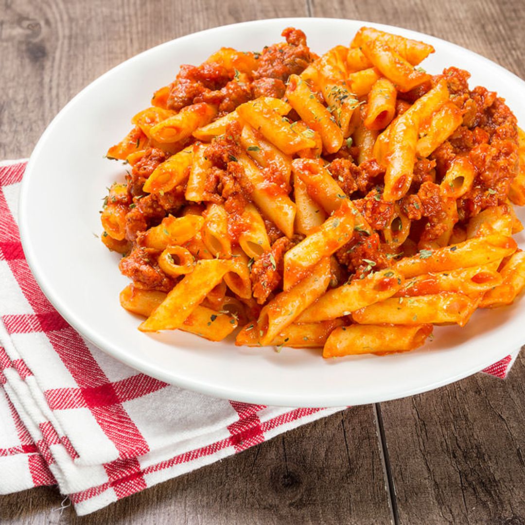 Macarrones con chorizo