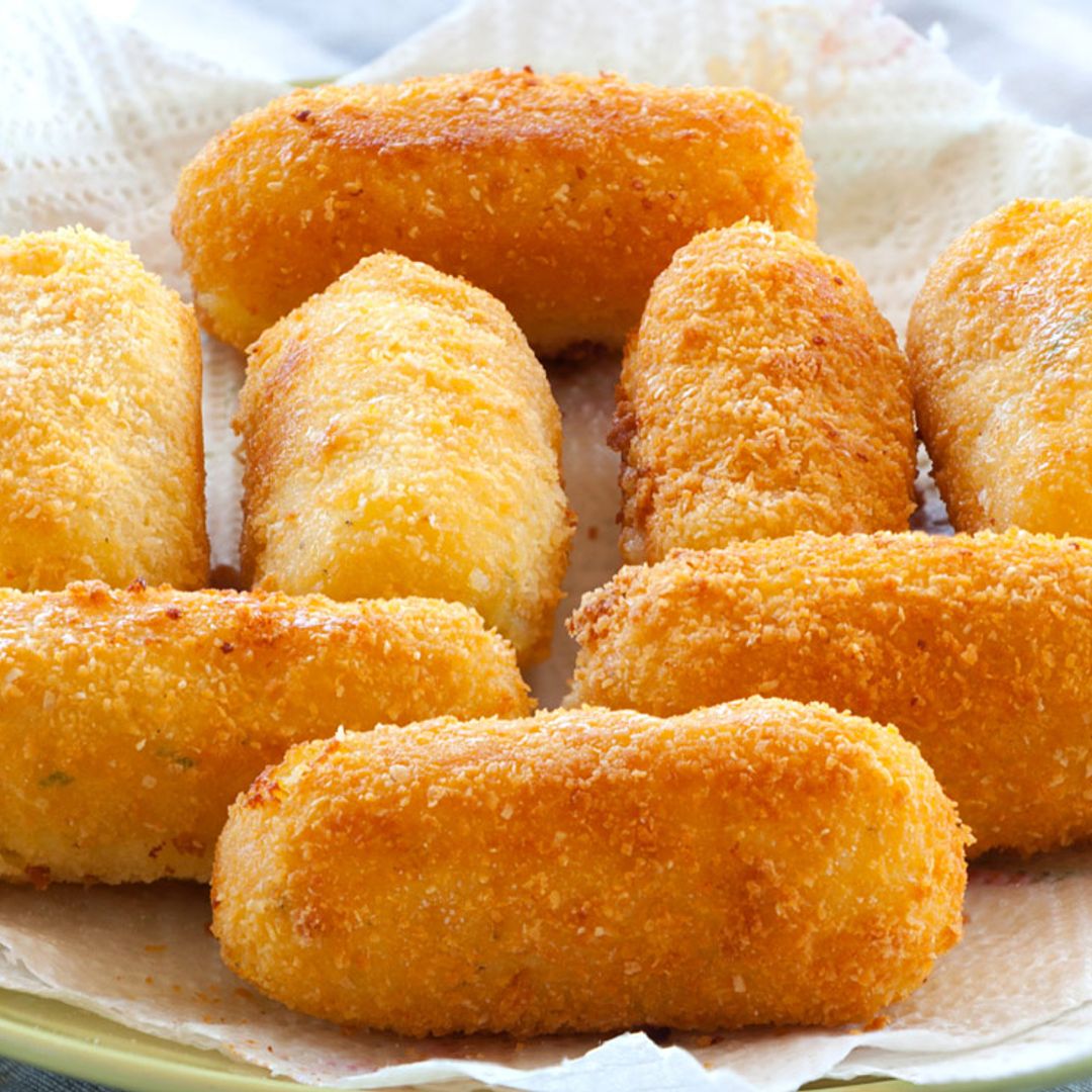 'Crocchè di Patate' (Croquetas de patata al estilo italiano)
