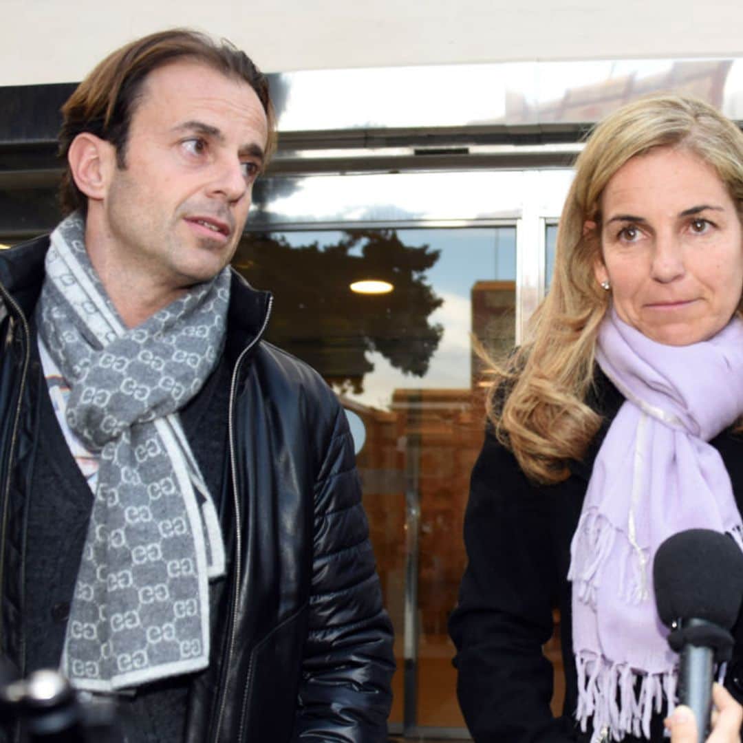 La reacción de Arantxa Sánchez Vicario y Josep Santacana tras conocer la sentencia