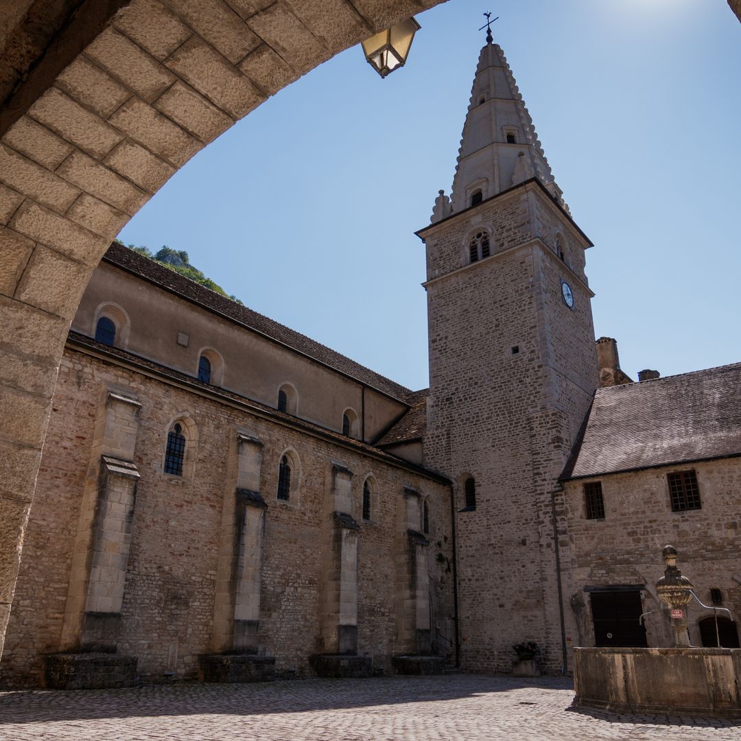 Abadía Saint-Pierre, Baume-les-Messieurs, Jura, Francia
