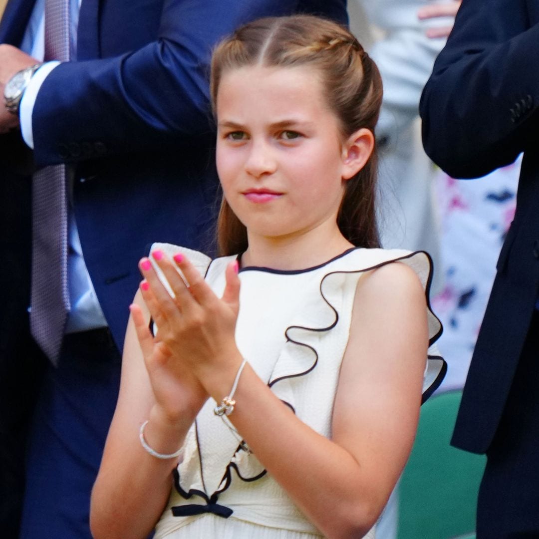La princesa Charlotte en la final de Wimbledon el 13 de julio de 2025