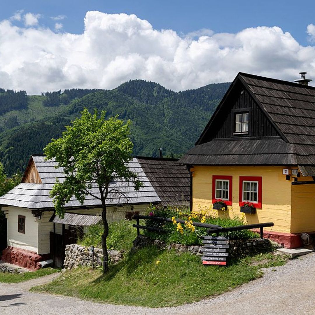 Casas tradicionales de Vlkolinec, en Eslovaquia, Patrimonio de la Humanidad