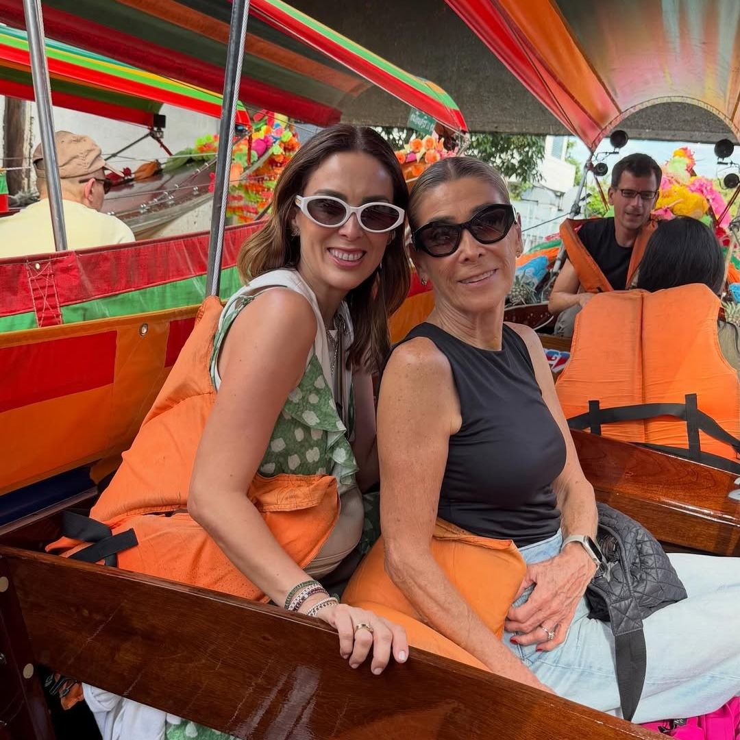 Jacky Bracamontes y su mamá viven una increíble aventura en un santuario de elefantes en Tailandia