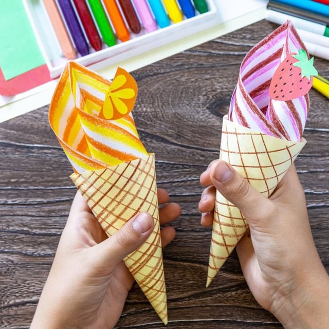 manualidades helados de papel f ciles para ni os 