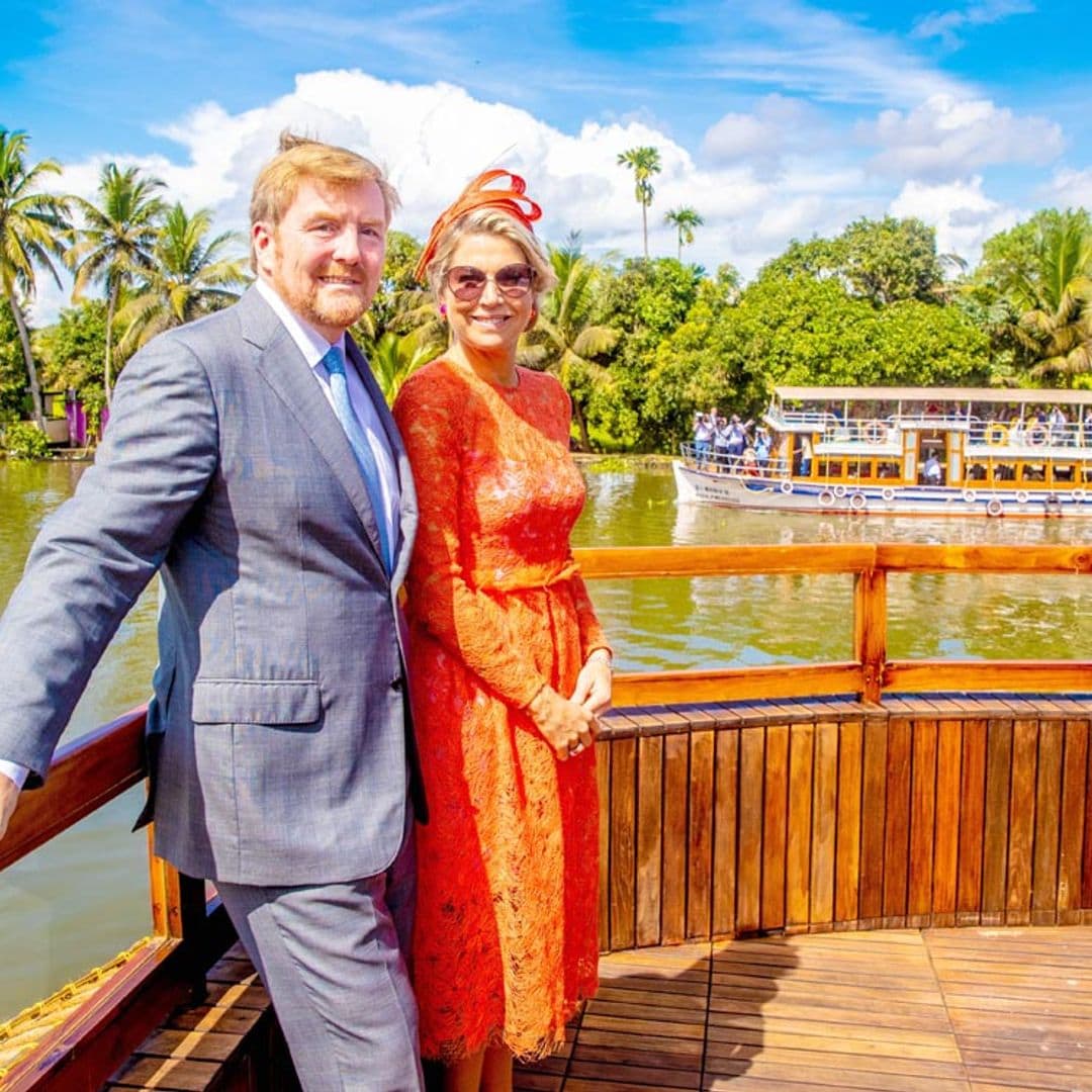 Máxima de Holanda en estado puro: los significativos looks en su viaje a la India