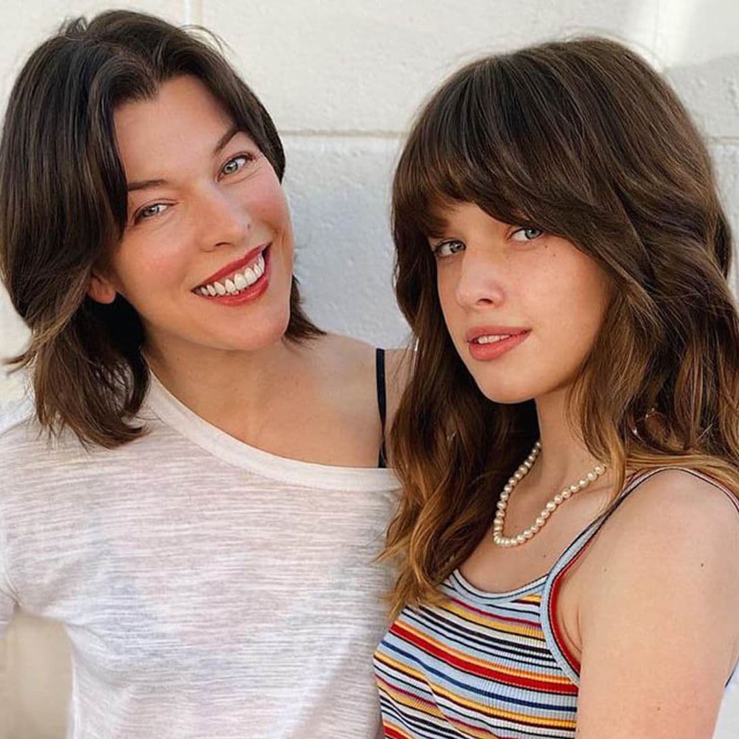 Milla Jovovich, Ever Anderson y otras 'celebrities' que, más que madres e hijas, podrían ser gemelas