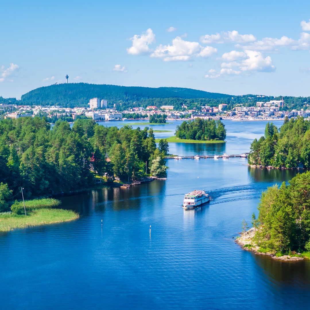 Crucero en Kuopio, Finlandia