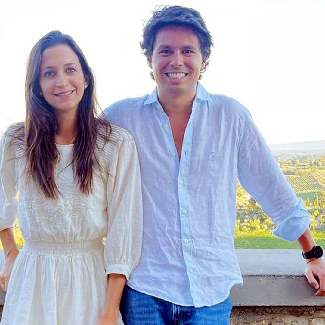 Álvaro Castillejo y Cristina Fernández muestran las imágenes del momento en el que se enteraron de que están esperando un niño