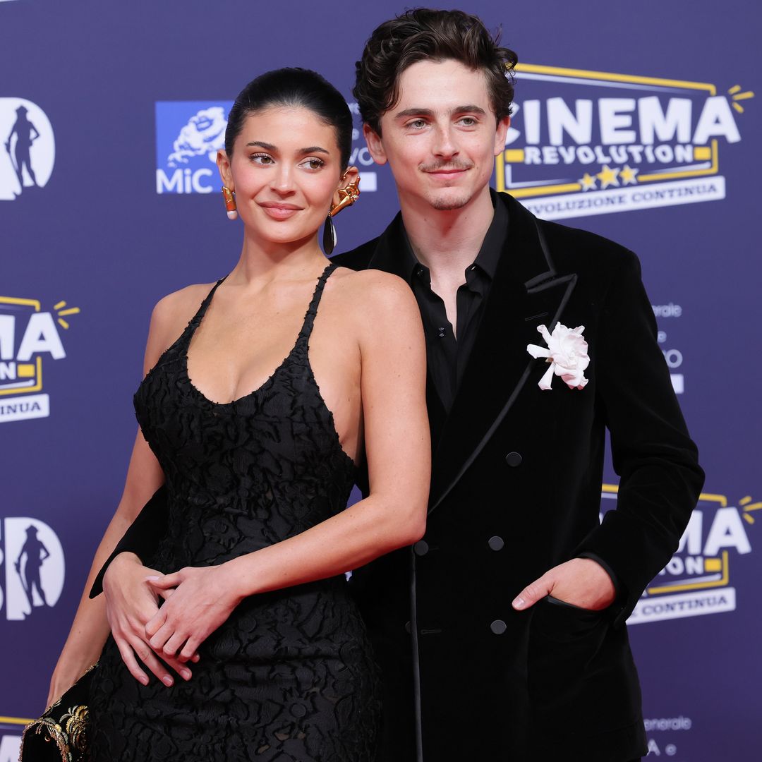 Kylie Jenner y Timothée Chalamet aparecen juntos por primera vez en una alfombra roja en Roma