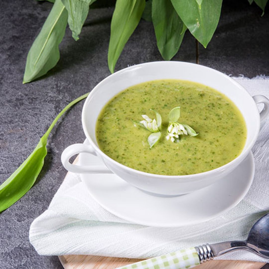 Crema de ajos tiernos