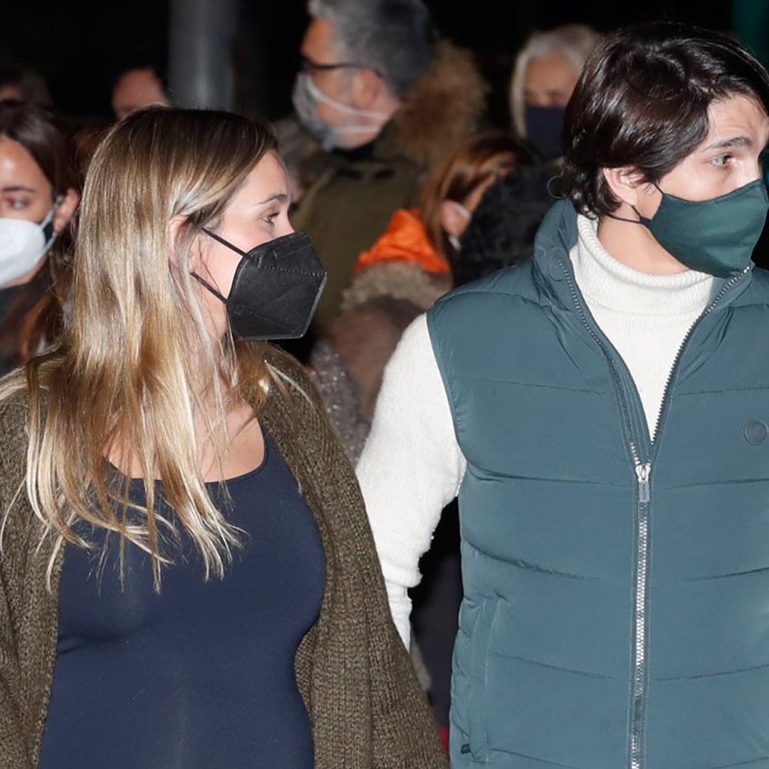 La tristeza de María Pombo, días antes de ser mamá, en la despedida de su abuelo fallecido