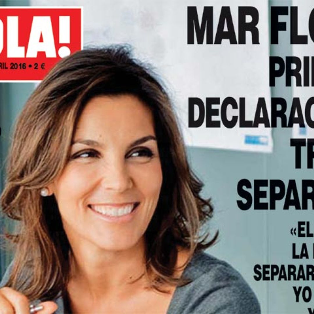En ¡HOLA!, las primeras declaraciones de Mar Flores tras su separación