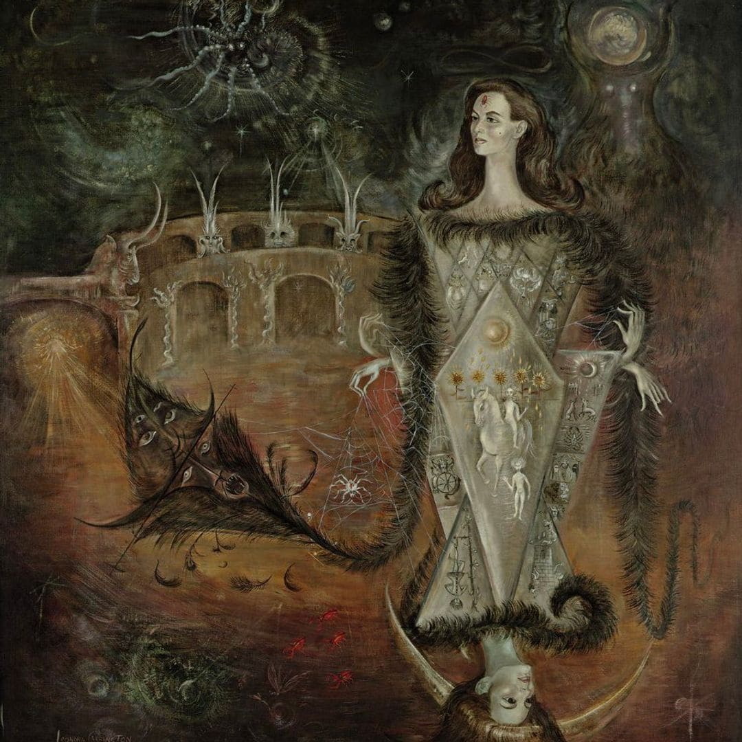 "La Maja del Tarot" por Leonora Carrington