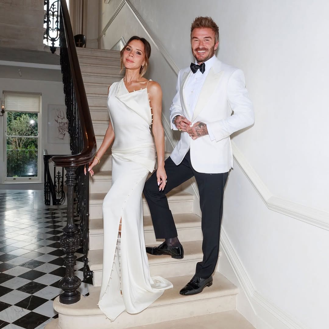 Victoria y David Beckham