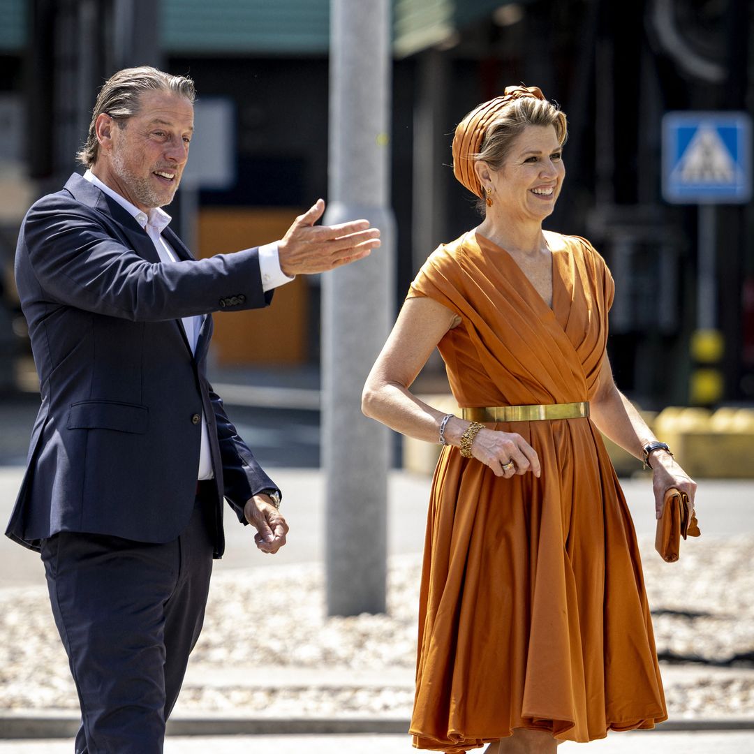 Máxima de Holanda sorprende con un look en naranja. ¿Será este el nuevo tono del verano?
