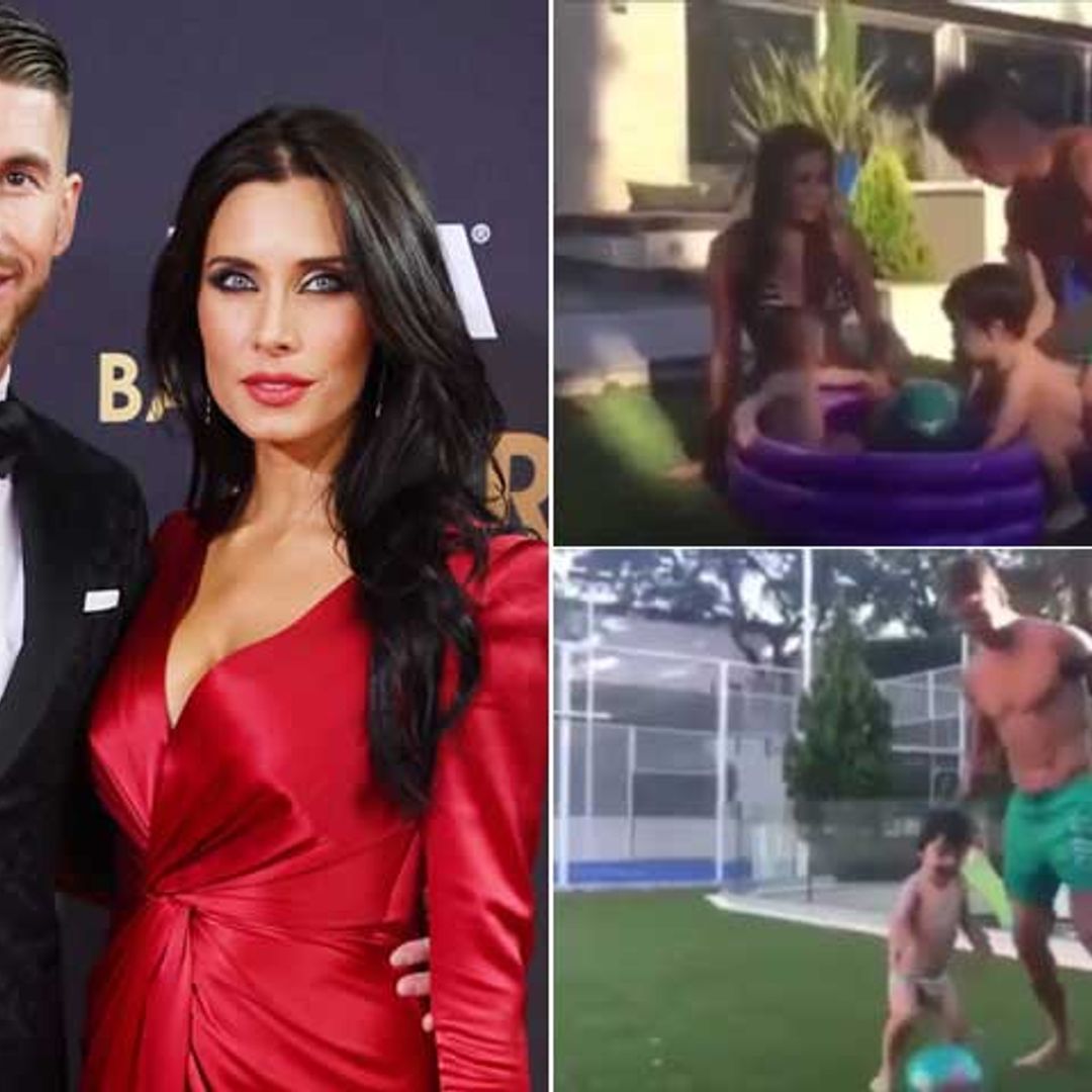¡Juegos y mucha diversión! Así es un  día en familia en la casa de Pilar Rubio y Sergio Ramos