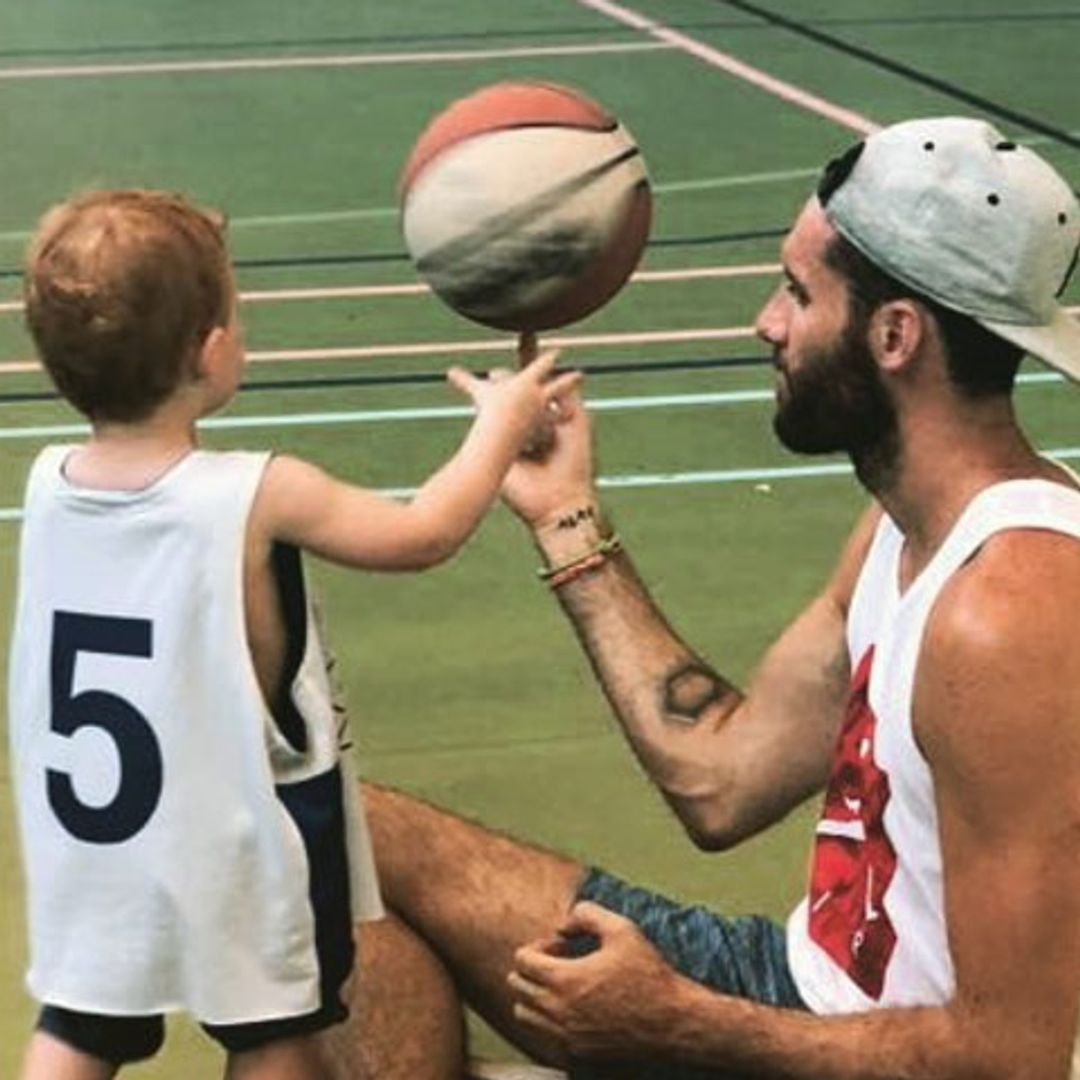 Helen Lindes muestra el divertido entrenamiento de Rudy Fernández con su hijo Alan
