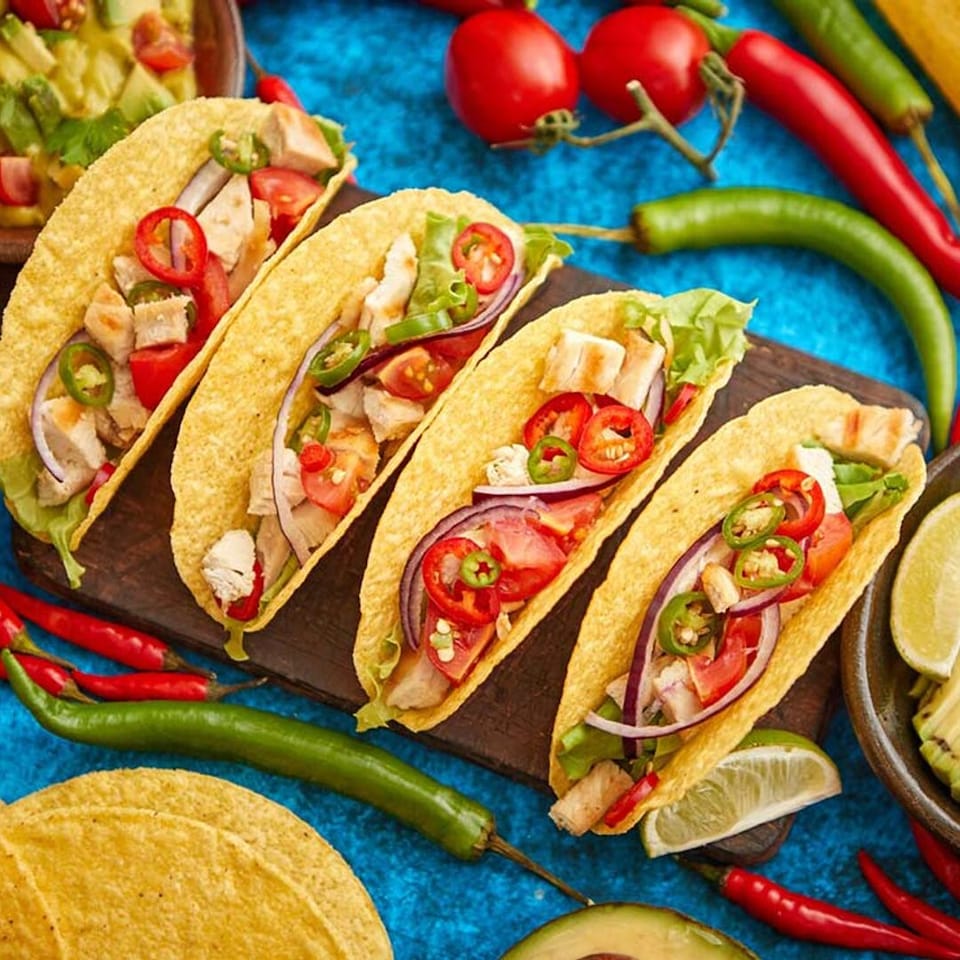 auténtico taco mexicano