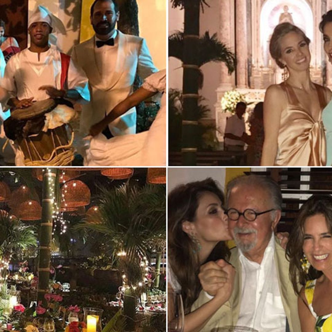 Genoveva Casanova, Paloma Cuevas... Acento español en la gran boda de la nieta de Fernando Botero