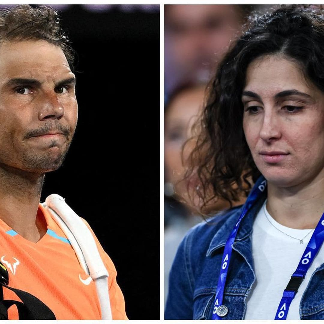 Las lágrimas de Mery Perelló ante la lesión y derrota de Rafa Nadal en Australia